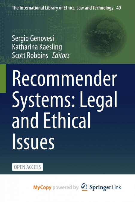 Recommender Systems