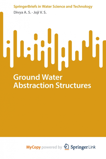 Ground Water Abstraction Structures
