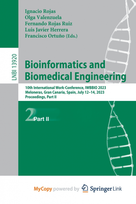 Bioinformatics and Biomedical Engineering
