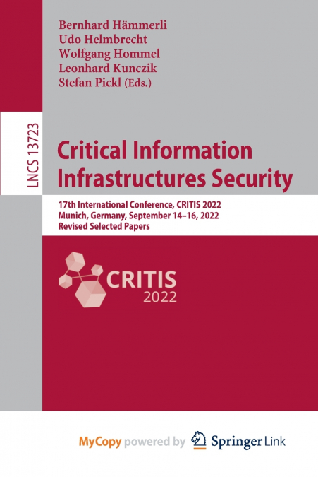 Critical Information Infrastructures Security