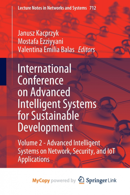 International Conference on Advanced Intelligent Systems for Sustainable Development