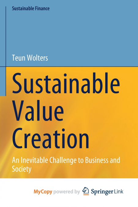 Sustainable Value Creation