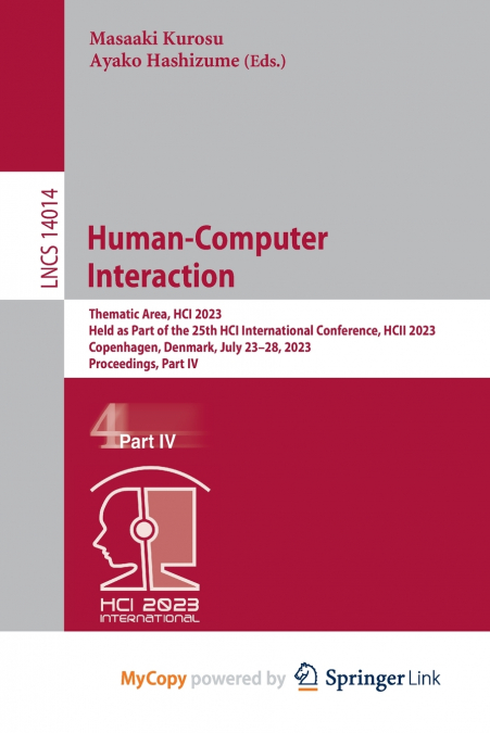 Human-Computer Interaction