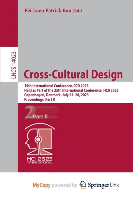 Cross-Cultural Design