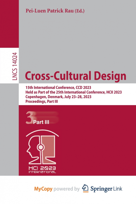 Cross-Cultural Design