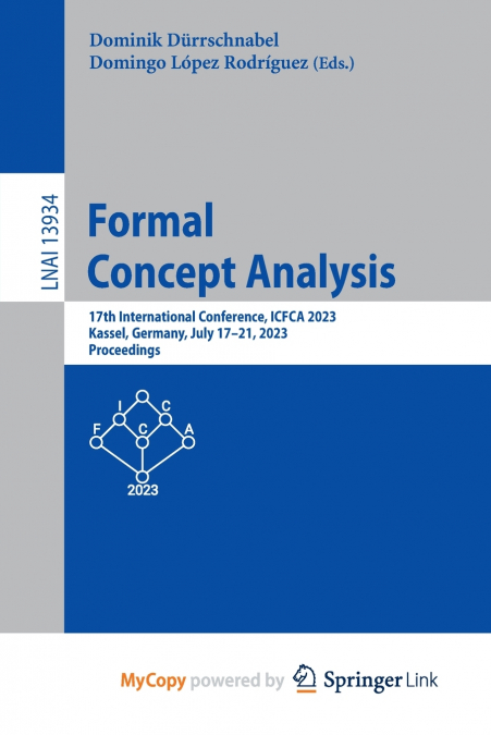 Formal Concept Analysis