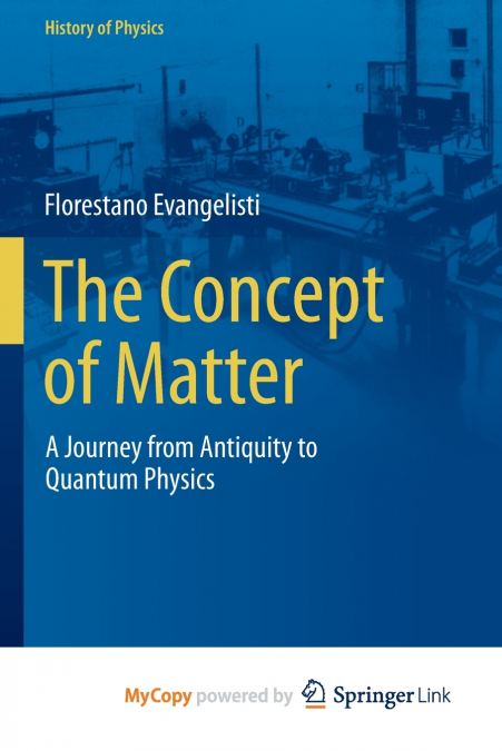 The Concept of Matter