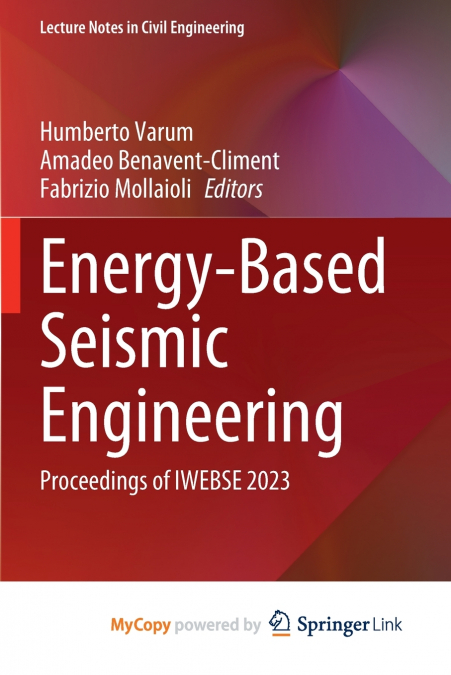 Energy-Based Seismic Engineering