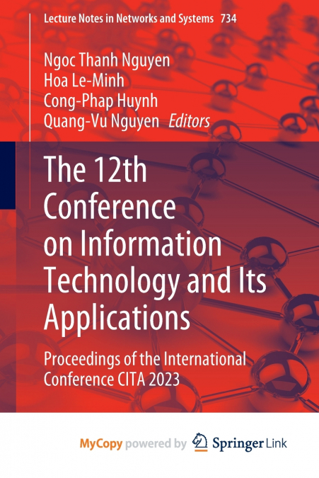 The 12th Conference on Information Technology and Its Applications