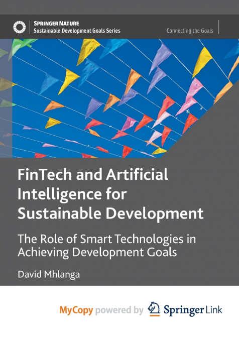 FinTech and Artificial Intelligence for Sustainable Development