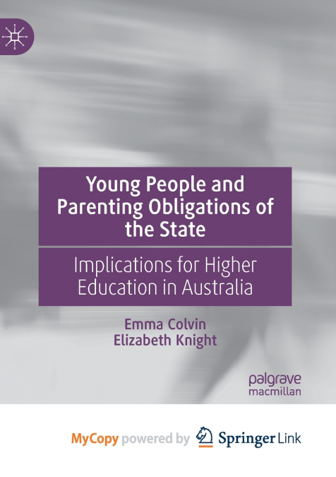 Young People and Parenting Obligations of the State