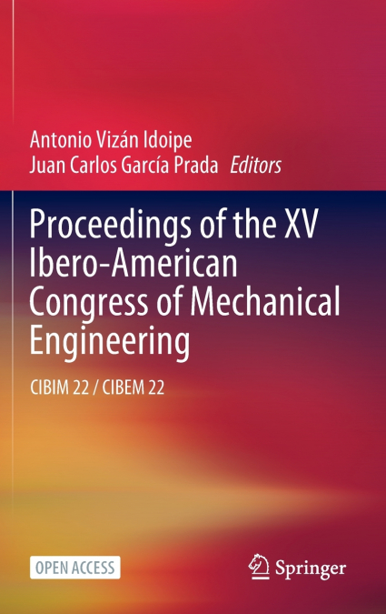Proceedings of the XV Ibero-American Congress of Mechanical Engineering