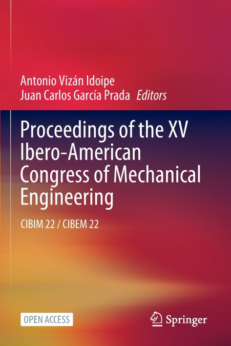 Proceedings of the XV Ibero-American Congress of Mechanical Engineering