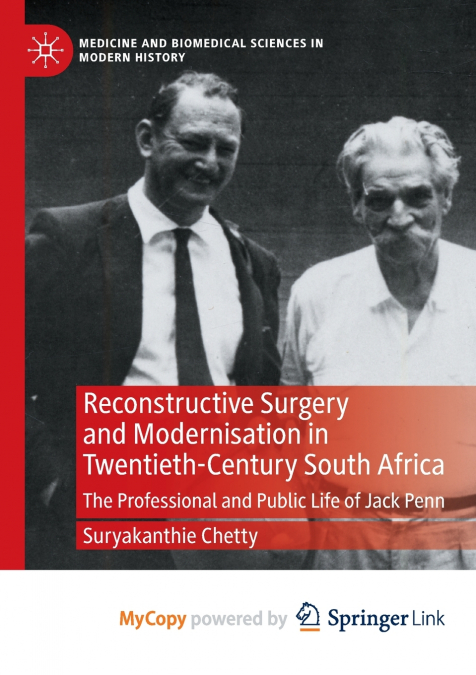 Reconstructive Surgery and Modernisation in Twentieth-Century South Africa