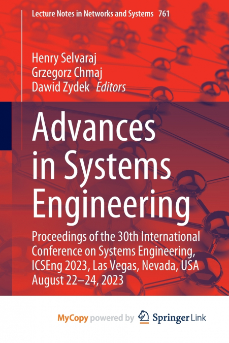 Advances in Systems Engineering