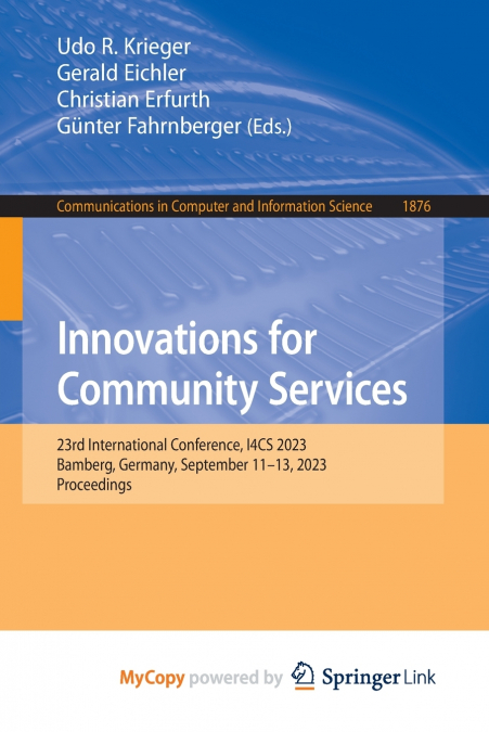 Innovations for Community Services
