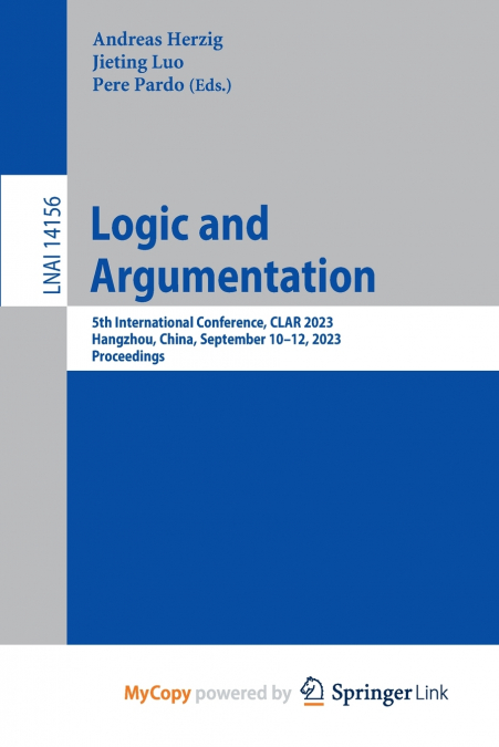 Logic and Argumentation