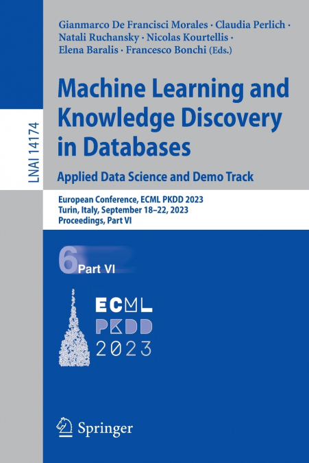 Machine Learning and Knowledge Discovery in Databases