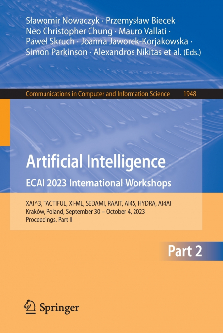 Artificial Intelligence. ECAI 2023 International Workshops