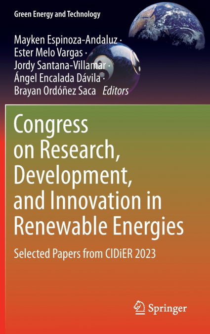 Congress on Research, Development, and Innovation in Renewable Energies