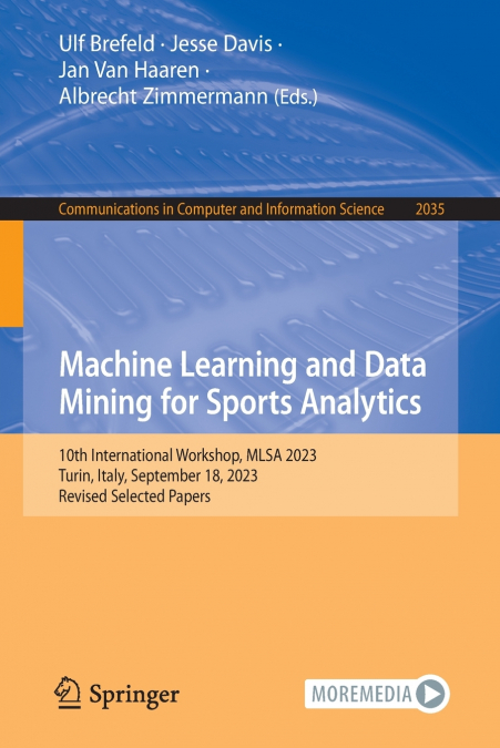 Machine Learning and Data Mining for Sports Analytics