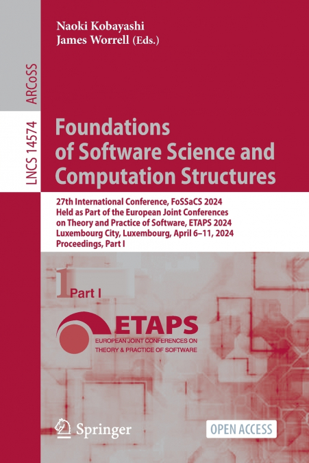 Foundations of Software Science and Computation Structures