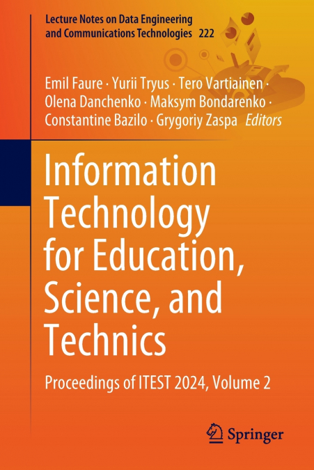 Information Technology for Education, Science, and Technics