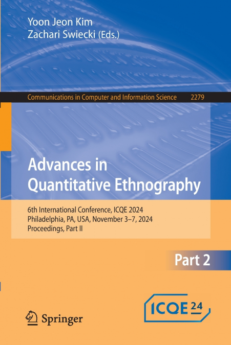 Advances in Quantitative Ethnography