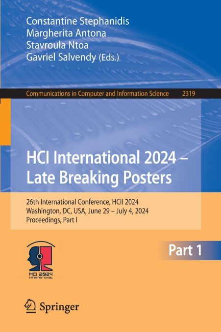 HCI International 2024 - Late Breaking Posters