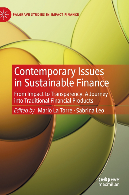 Contemporary Issues in Sustainable Finance
