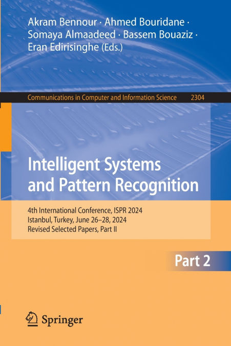 Intelligent Systems and Pattern Recognition