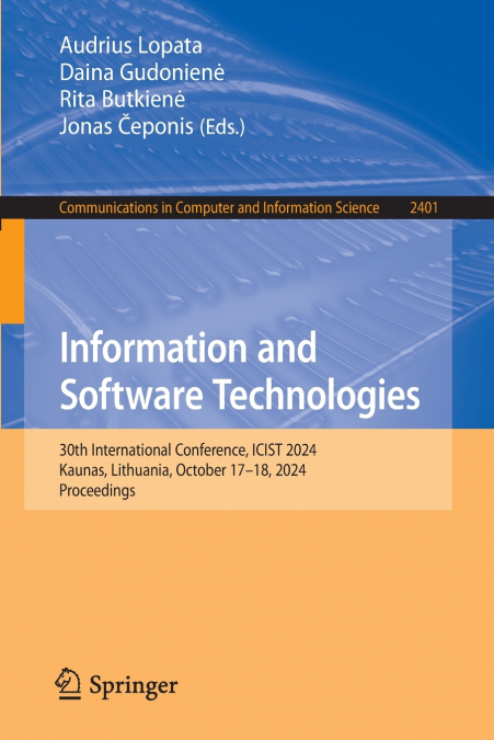 Information and Software Technologies