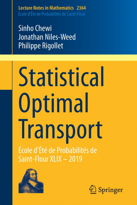 Statistical Optimal Transport