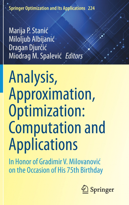 Analysis, Approximation, Optimization