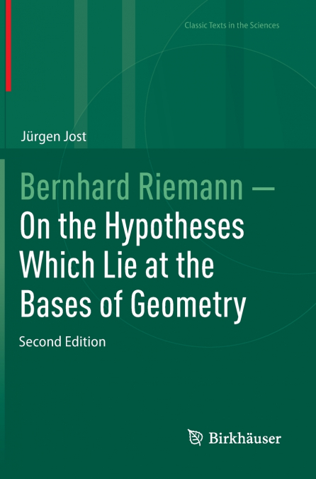 Bernhard Riemann - On the Hypotheses Which Lie at the Bases of Geometry