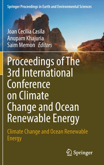 Proceedings of The 3rd International Conference on Climate Change and Ocean Renewable Energy