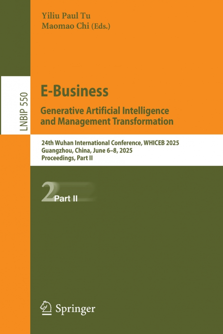 E-Business. Generative Artificial Intelligence and Management Transformation