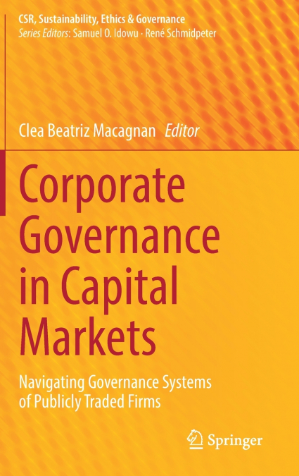 Corporate Governance in Capital Markets