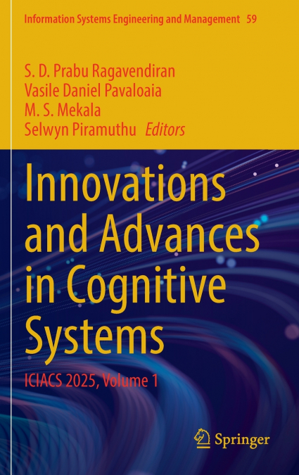 Innovations and Advances in Cognitive Systems