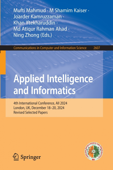 Applied Intelligence and Informatics