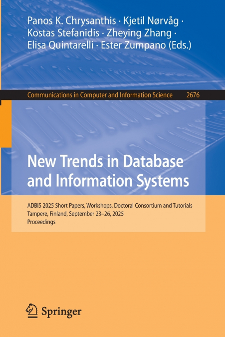 New Trends in Database and Information Systems