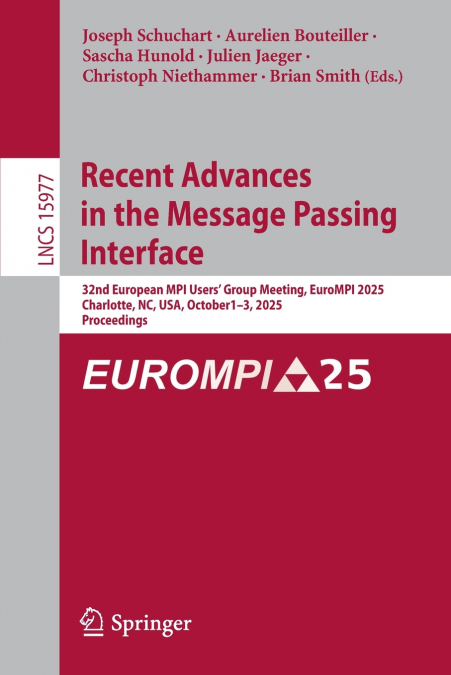 Recent Advances in the Message Passing Interface