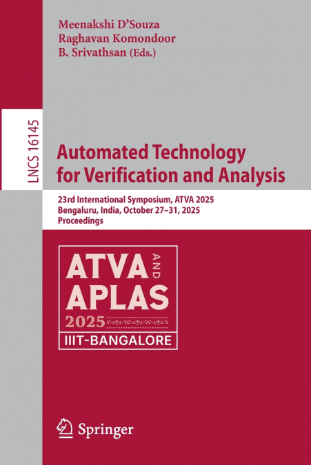 Automated Technology for Verification and Analysis