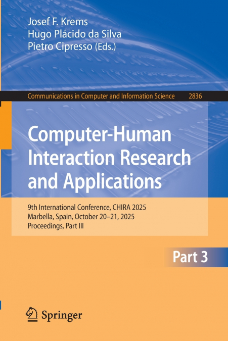 Computer-Human Interaction Research and Applications