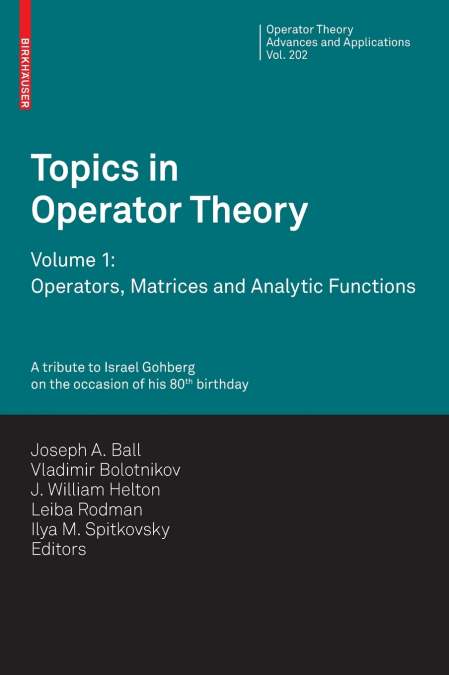 Topics in Operator Theory