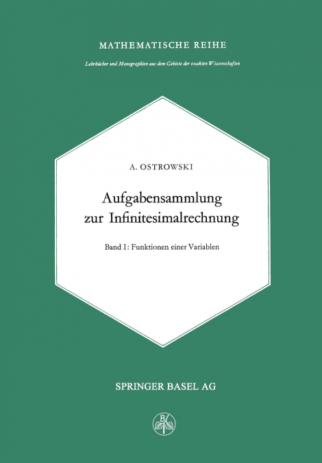 Aufgabensammlung zur Infinitesimalrechnung