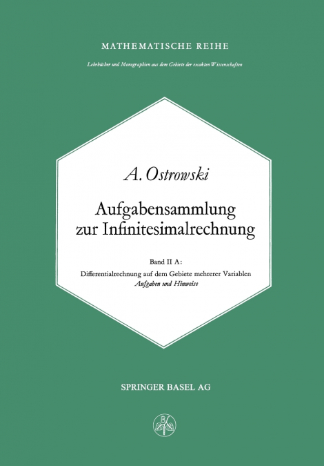 Aufgabensammlung Zur Infinitesimalrechnung