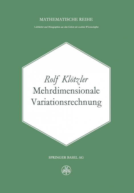 Mehrdimensionale Variationsrechnung