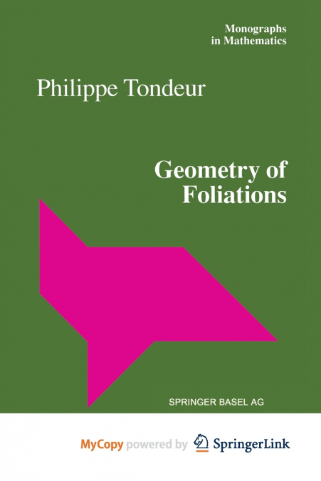 Geometry of Foliations