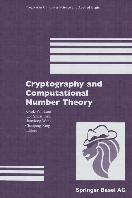 Cryptography and Computational Number Theory